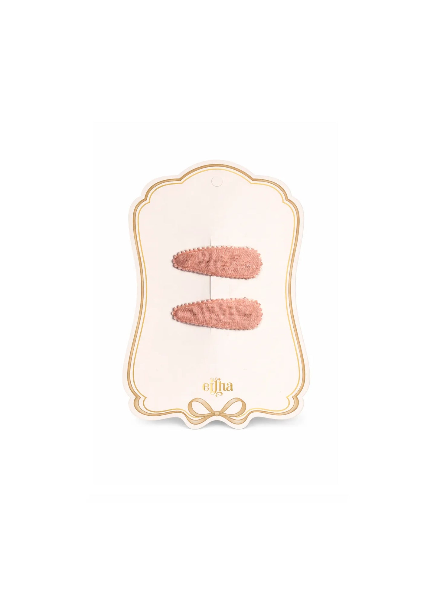 Pinces à cheveux - Rose Argile