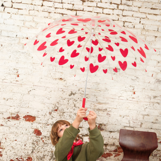 Parapluie Cœurs Rouge