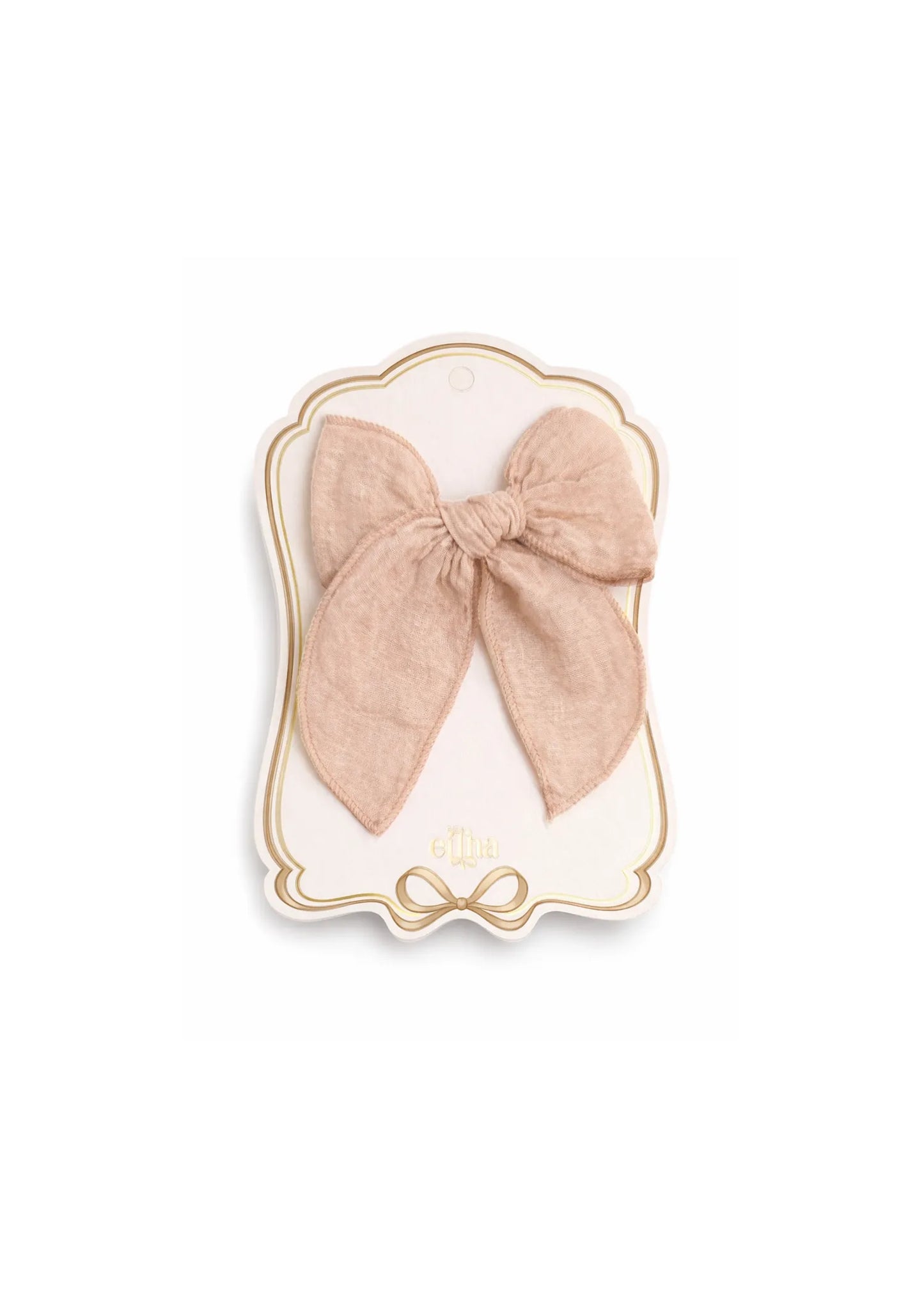 Pince à nœud papillon Fable - Rose Argile