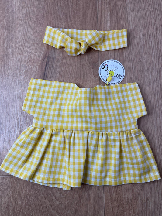 Robe Vichy et son bandeau