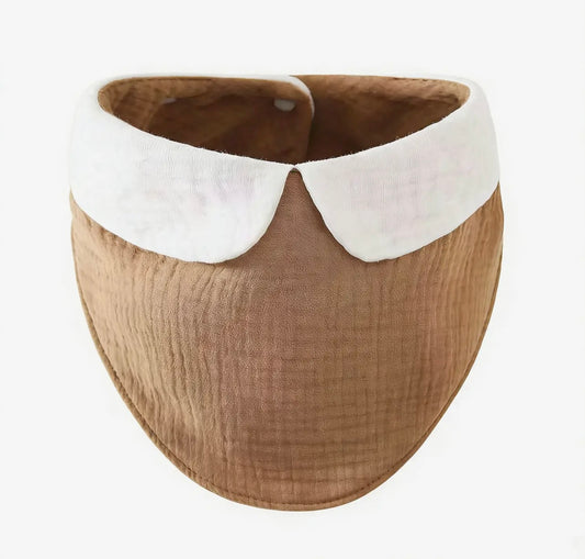 Bavoir hydrophile 3 épaisseurs / Bavoir bave avec joli col