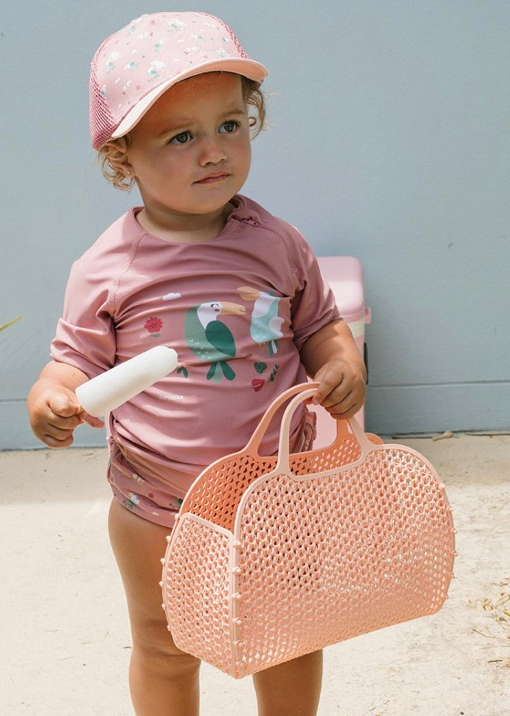 Panier Rétro Vintage Abricot