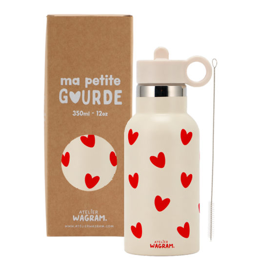 Gourde Cœurs Rouges