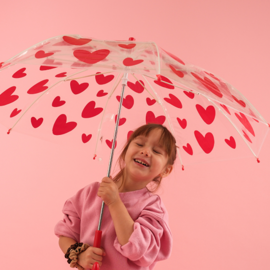 Parapluie Cœurs Rouge