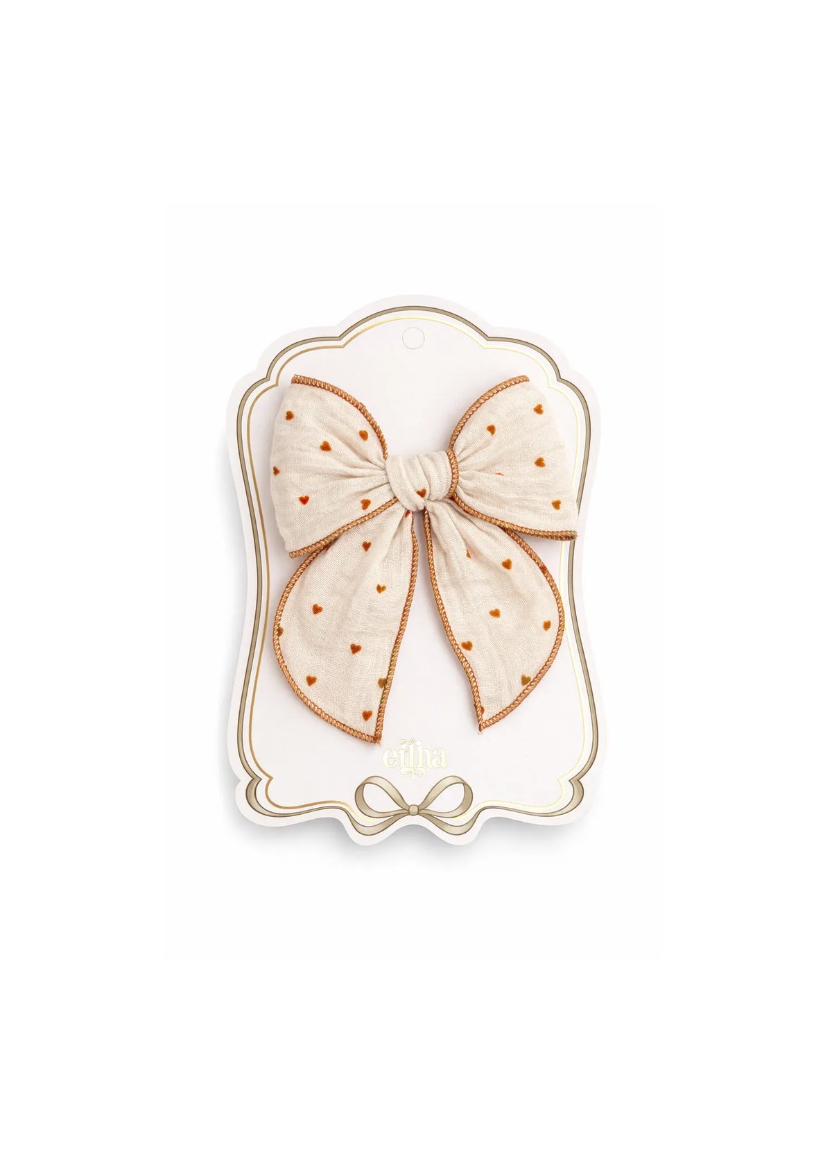 Pince à nœud papillon Fable - Petits cœurs