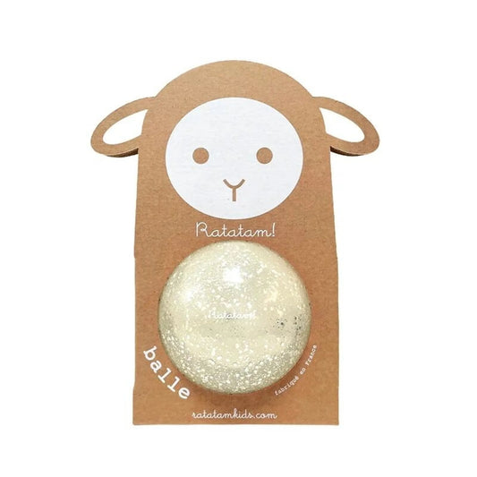 Balle bulle argent 10 cm