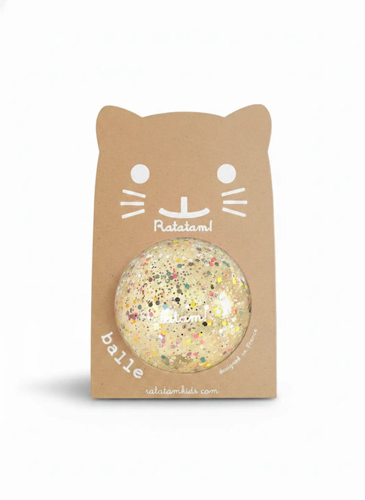 Balle mini shiny 10 cm Multicolore