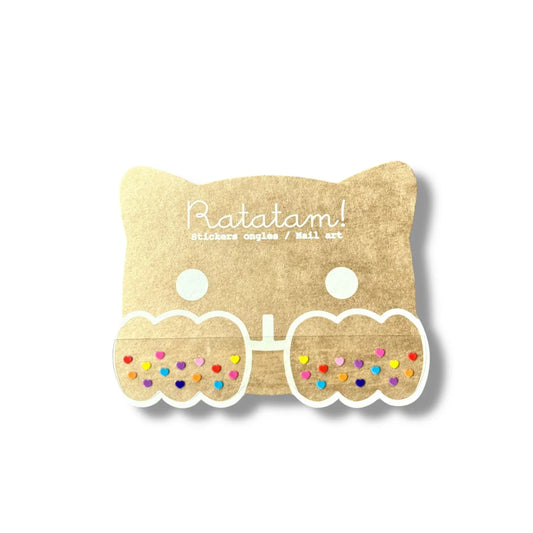 Stickers Ongles Cœurs
